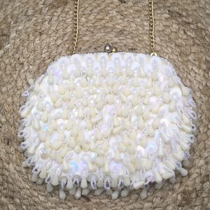 Vintage DeLill Handmade Bakelite Beaded Purse